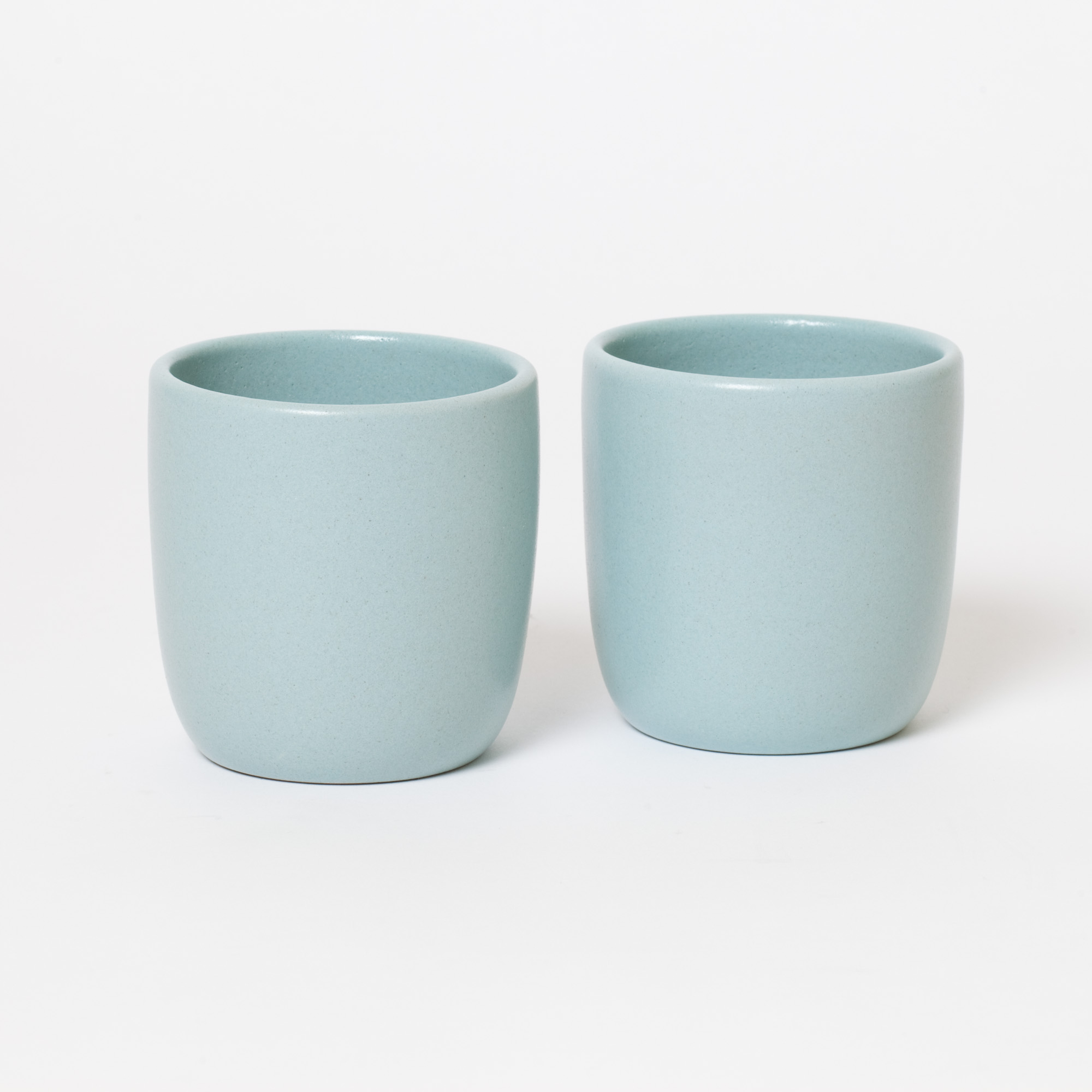 Heath Aqua Modern Set of 2 Cups, 3.25